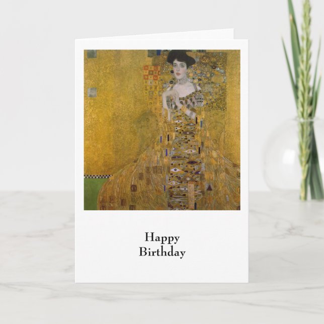 Adele Bloch Bauer durch Gustav Klimt Karte (Vorderseite)