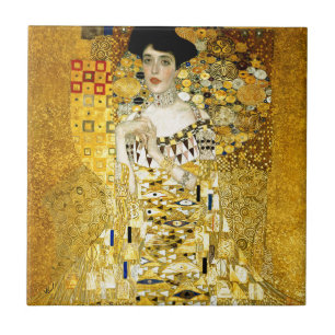 Adele Bloch-Bauer I von Gustav Klimt Art Nouveau Fliese