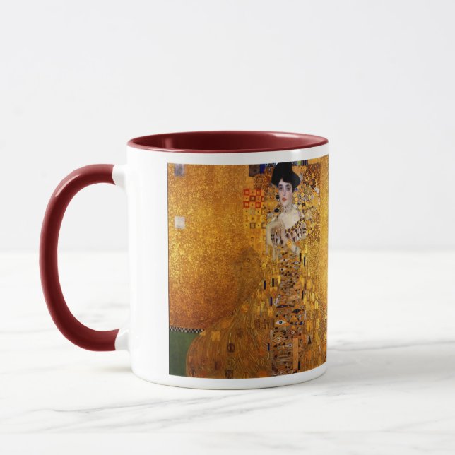 Adele Bloch-Bauers Portrait von Gustav Klimt Tasse (Links)