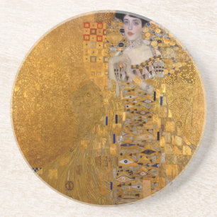 Adele, die Dame in Gold - Gustav Klimt Sandstein Untersetzer