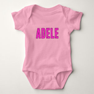 Adele Name für Adele Baby Strampler