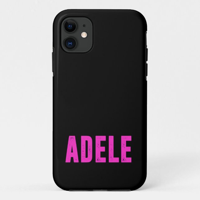 Adele Name für Adele Case-Mate iPhone Hülle (Rückseite)