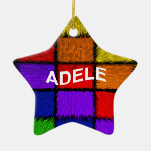 ADELE (weibliche Namen) Keramikornament