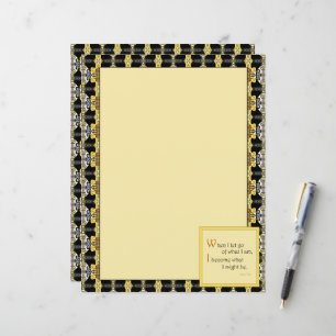 Adeli mit/ Quote 8,5" x 11" Rezept-Karte