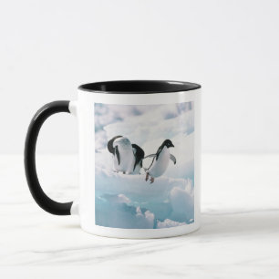 Adelie-Pinguine (Pygoscelis adeliae) die Antarktis Tasse