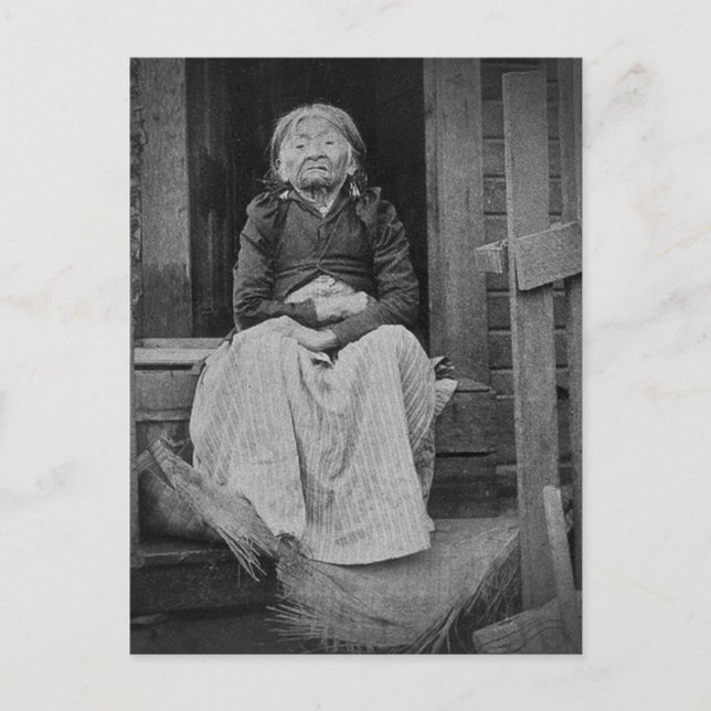 Adeline Princess of Seattle Washington 1896 Postkarte (Vorderseite)