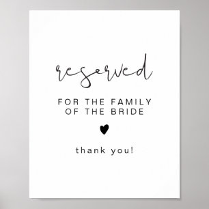 ADELLA Edgy Minimal reserviert für Familie der Bra Poster