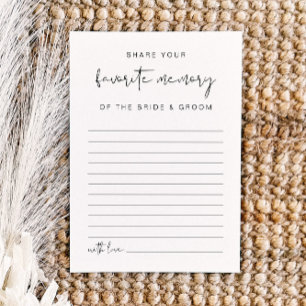 ADELLA Modern minimalistisches Lieblingsspeicher-S Einladung