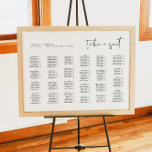 ADELLA Moderne Alphabetische Hochzeitssattelkarte Poster<br><div class="desc">Dieses Hochzeitsstempelzeichen besticht durch einen edlen,  handgeschriebenen Schriftart und ein modernes minimalistisches Design. Die alphabetische Anordnung macht es Ihren Gästen leicht,  ihre Sitzplätze zu finden. Dies ist besonders hilfreich bei einer größeren Anzahl von Gästen. Pair diese Sitzkarte mit allem in der ADELLA Kollektion für ein einheitliches Aussehen.</div>