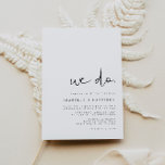 ADELLA - Moderne Minimalistische, einfache Hochzei Einladung<br><div class="desc">Die Einladung zur Hochzeit besticht durch einen edlen,  handgeschriebenen Schriftart und modernes minimalistisches Design. Ändern Sie einfach die Farben und bearbeiten Sie *most*,  um den Bedürfnissen Ihrer Veranstaltung gerecht zu werden. Diese Einladung ist perfekt für Ihre zeitgenössische,  industrielle oder böhmische Hochzeitsfeier.</div>