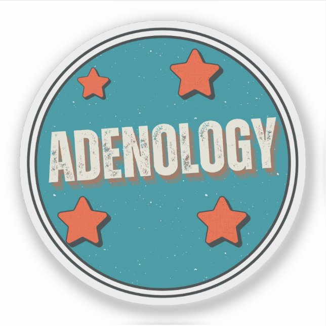 Adenologie Aufkleber (Vorderseite)