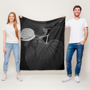 Adern eines Blattes Fleecedecke