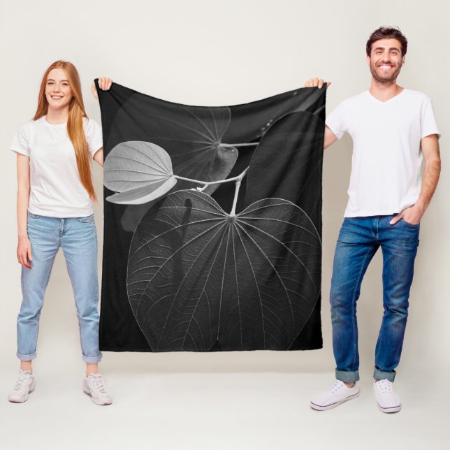 Adern eines Blattes Fleecedecke (Beispiel)