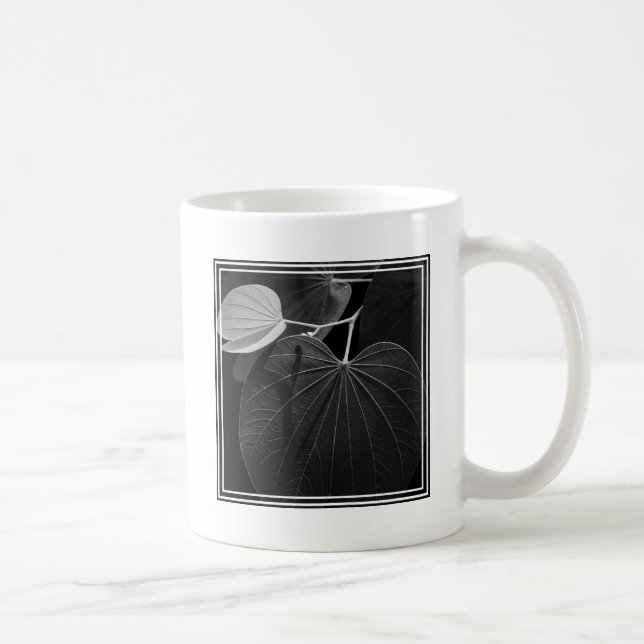 Adern eines Blattes Kaffeetasse (Rechts)