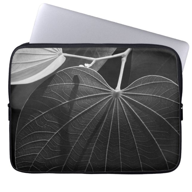 Adern eines Blattes Laptopschutzhülle (Vorderseite)