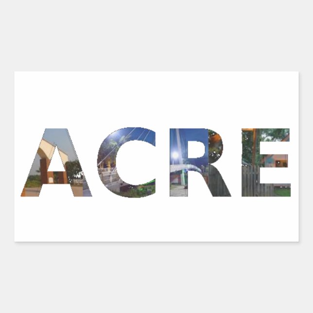 Adesivo Acre Rechteckiger Aufkleber (Vorderseite)