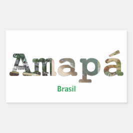 Adesivo Amapá Rechteckiger Aufkleber