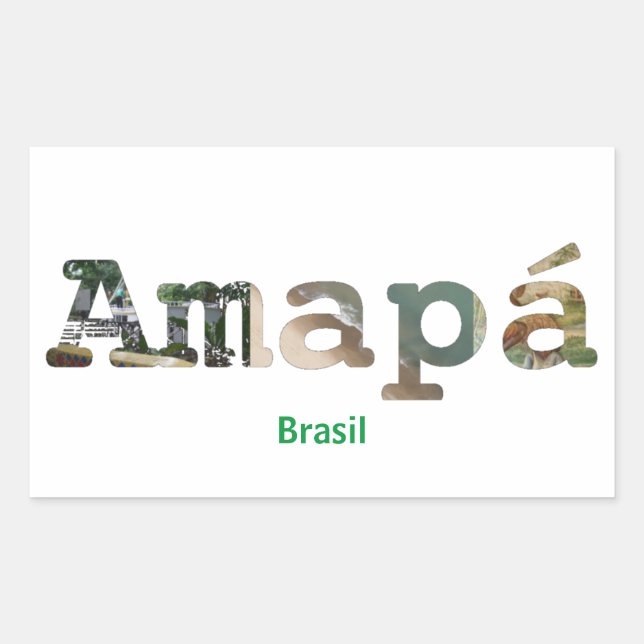 Adesivo Amapá Rechteckiger Aufkleber (Vorderseite)