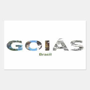 Adesivo Goiás Rechteckiger Aufkleber