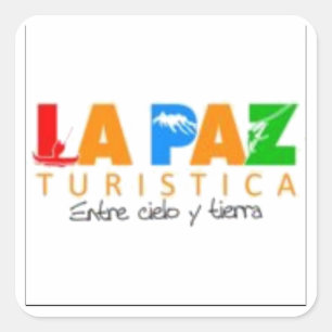 Adesivo La Paz turistica Quadratischer Aufkleber