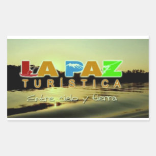 Adesivo La Paz turistica Rechteckiger Aufkleber