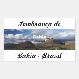 Adesivo lembrança de Bahia Rechteckiger Aufkleber