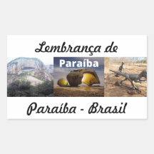 Adesivo lembrança de Paraíba