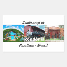Adesivo lembrança de Rondônia Brasil