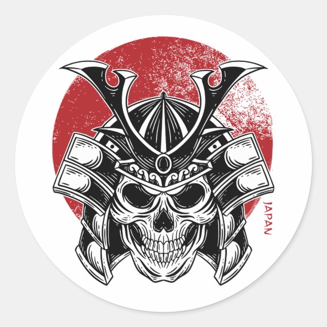 Adesivo Máscara Oni / Oni Mask Sticker (Vorderseite)