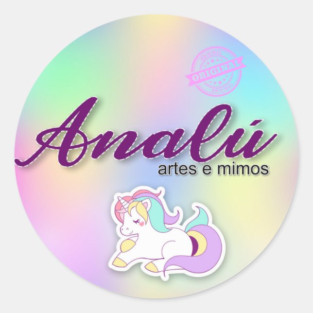 Adesivos personalizados runder aufkleber (Vorderseite)