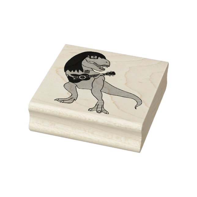 ADH T-Rex Guitar Gummistempel (Stempel)