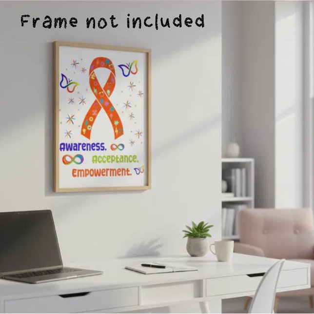 ADHD Advocacy Ribbon Poster (Von Creator hochgeladen)