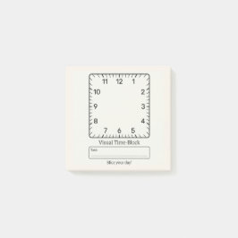 ADHD Autism Visual Time Blocking  Post-it Klebezettel