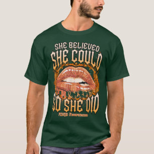 ADHD Awareness - sie glaubt, kämpfen zu wollen T-Shirt