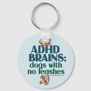 ADHD BRAINS (blau) Schlüsselanhänger
