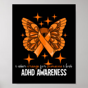 Adhd Geschenke UniKids Adhd Awareness - Black, Sma Poster