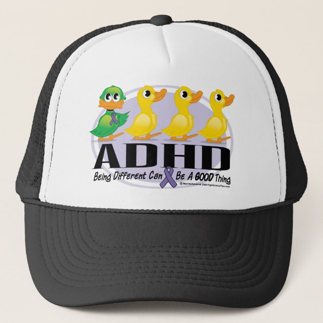 ADHD hässliches Entlein Truckerkappe (Vorderseite)
