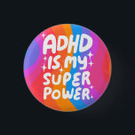 ADHD ist meine Superpower Fun Bubble Letters bunt Button<br><div class="desc">Handgefertigte Knopfkunst für Sie! Passen Sie mit Ihrem eigenen Text an oder ändern Sie die Farben. Karo meinen Shop für viel mehr Farben und Designs oder lass mir wissen,  wenn Sie etwas Sonderanfertigungen wollen!</div>