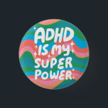 ADHD ist meine Superpower Fun Bubble Letters bunt Button<br><div class="desc">Handgefertigte Knopfkunst für Sie! Passen Sie mit Ihrem eigenen Text an oder ändern Sie die Farben. Karo meinen Shop für viel mehr Farben und Designs oder lass mir wissen,  wenn Sie etwas Sonderanfertigungen wollen!</div>
