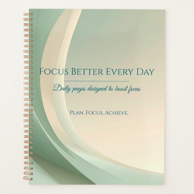 ADHD Planner – Organize Your Day, Boost Focus Planer (Vorderseite)