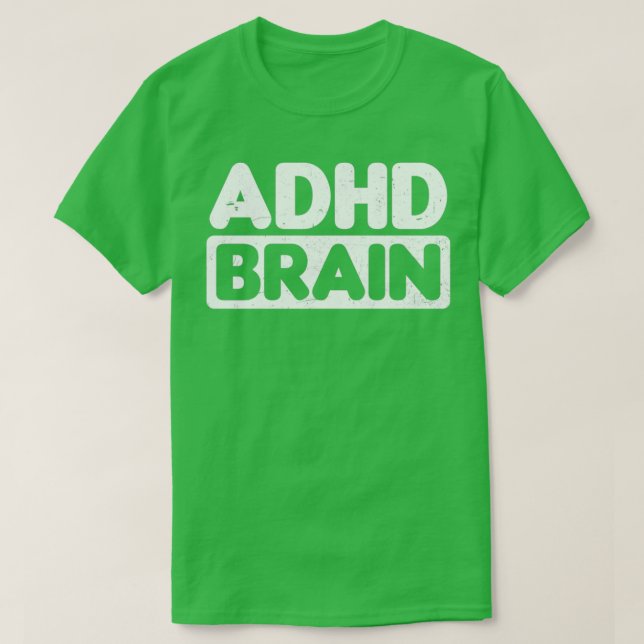 ADHD Shirt Brain Gift 2 (Design vorne)