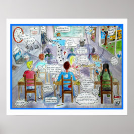 ADHD Symptome Poster-Great für Ihr Klassenzimmer! Poster