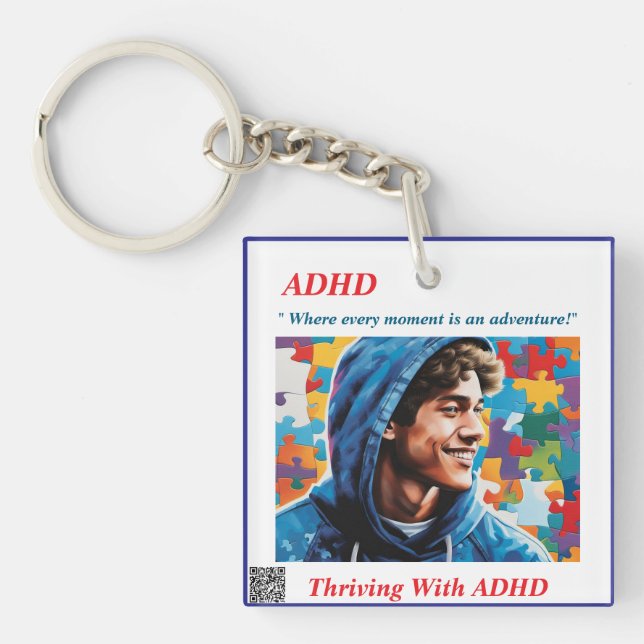 ADHD-Tasse Schlüsselanhänger (Vorderseite)