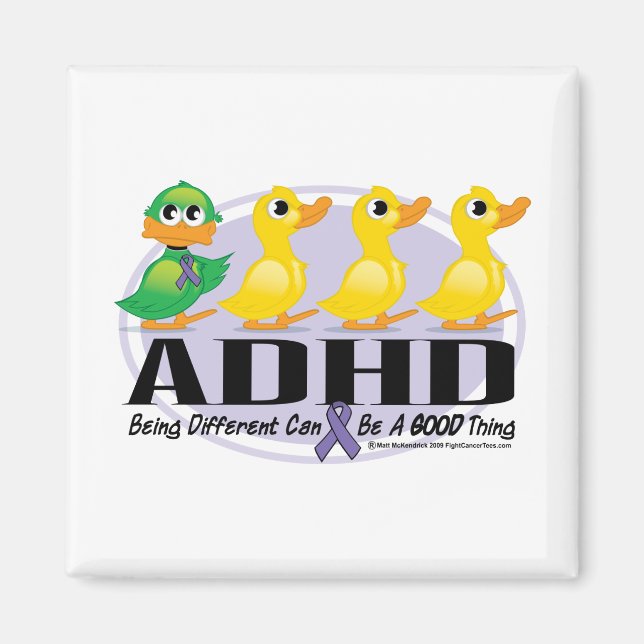 ADHD Ugly Duckling Magnet (Vorne)