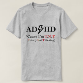 ADHD und Rock Musik. T-Shirt
