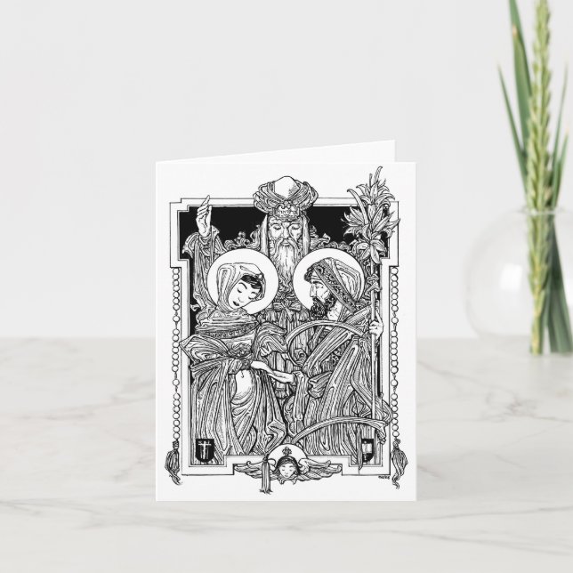 Adhésion du carte pour notes béni de Vierge (Devant)