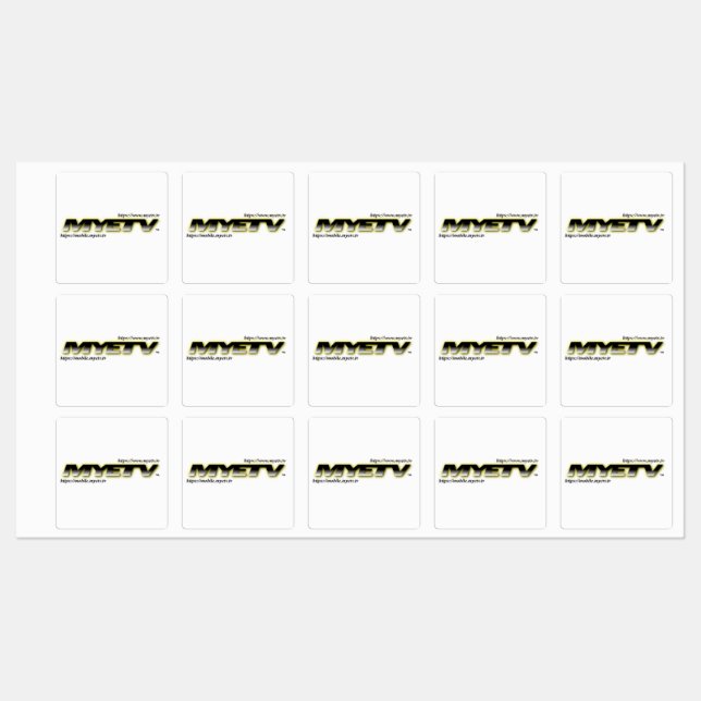 Adhesive Labels von MYETV Etiketten (Blatt)