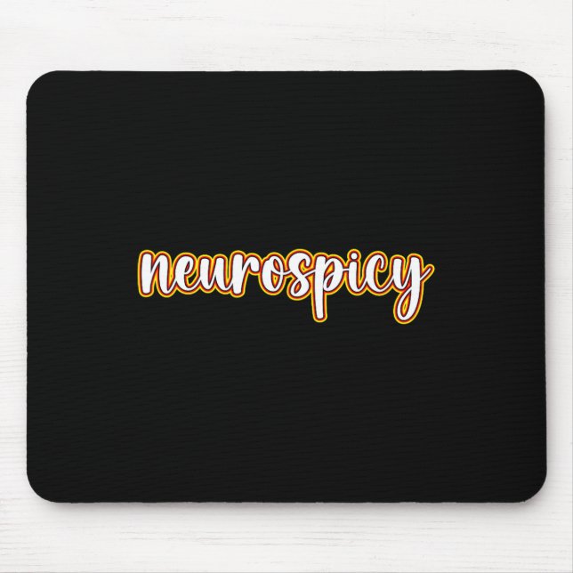 ADHS-Autismus-Bewusstseinswoche oder -monat - Neur Mousepad (Vorne)