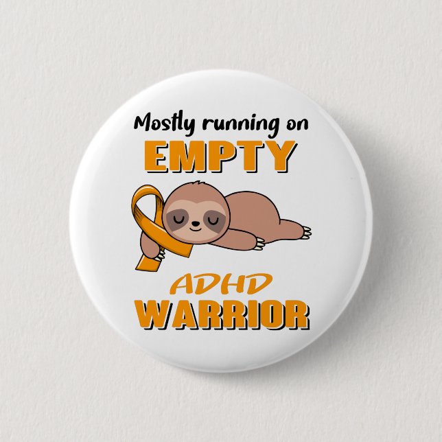 ADHS-Bewusstsein Button (Vorderseite)