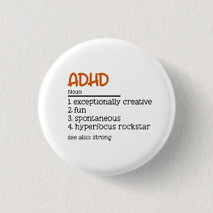 ADHS Definition Neuroversitätsbewusstsein Button